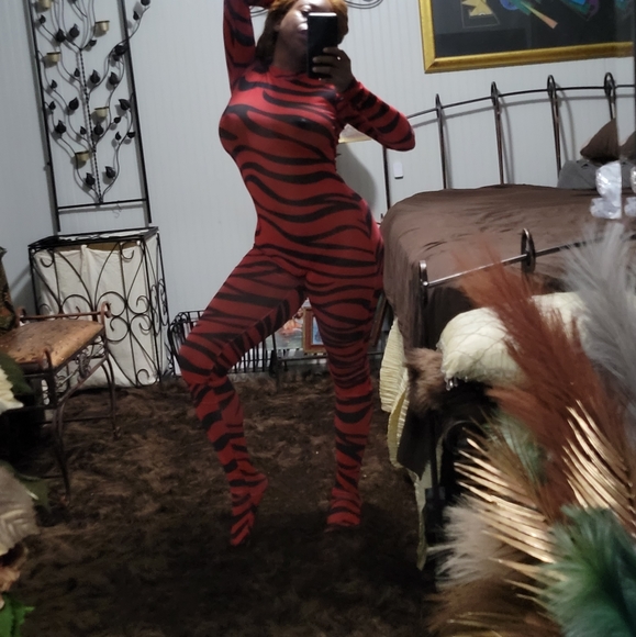 Zebra mesh 2 piece set - Picture 6 of 12